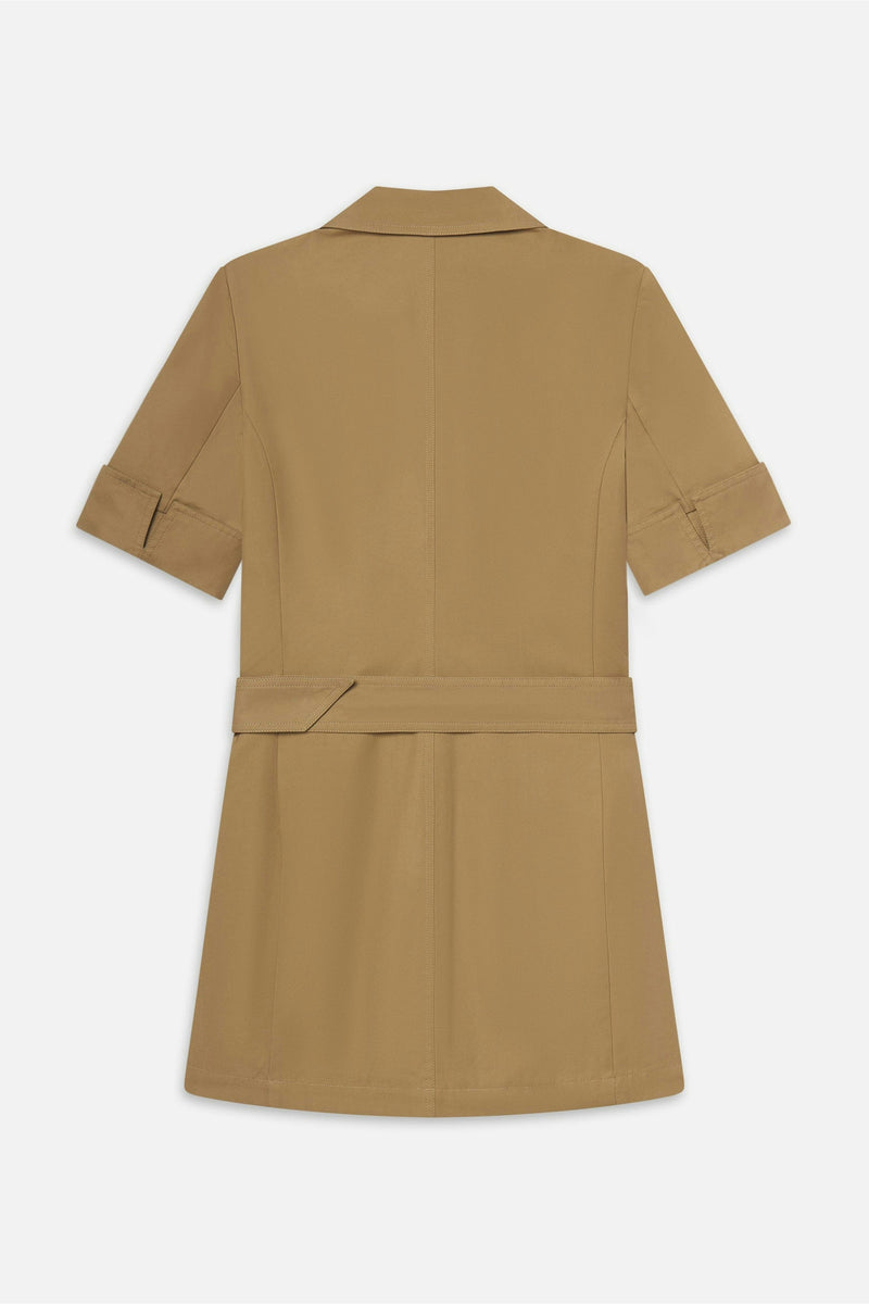 FRAME | The Utility Dress - Khaki Tan