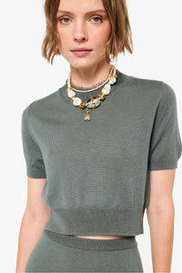 CAMI NYC | Lexa Cropped Knit Top - Bayou