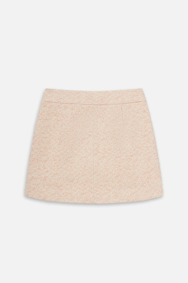 FRAME | Tweed Mini Skirt - Azalea