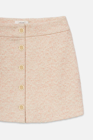 FRAME | Tweed Mini Skirt - Azalea
