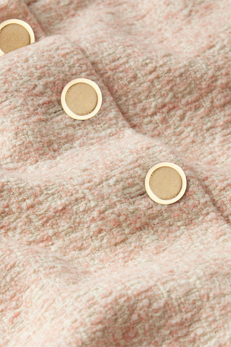 FRAME | Tweed Mini Skirt - Azalea