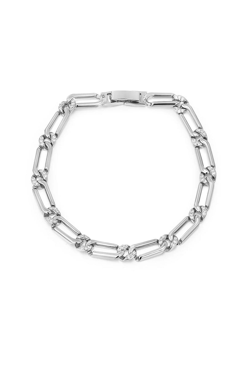 LUV AJ | The Two-Tone Pave Link Bracelet