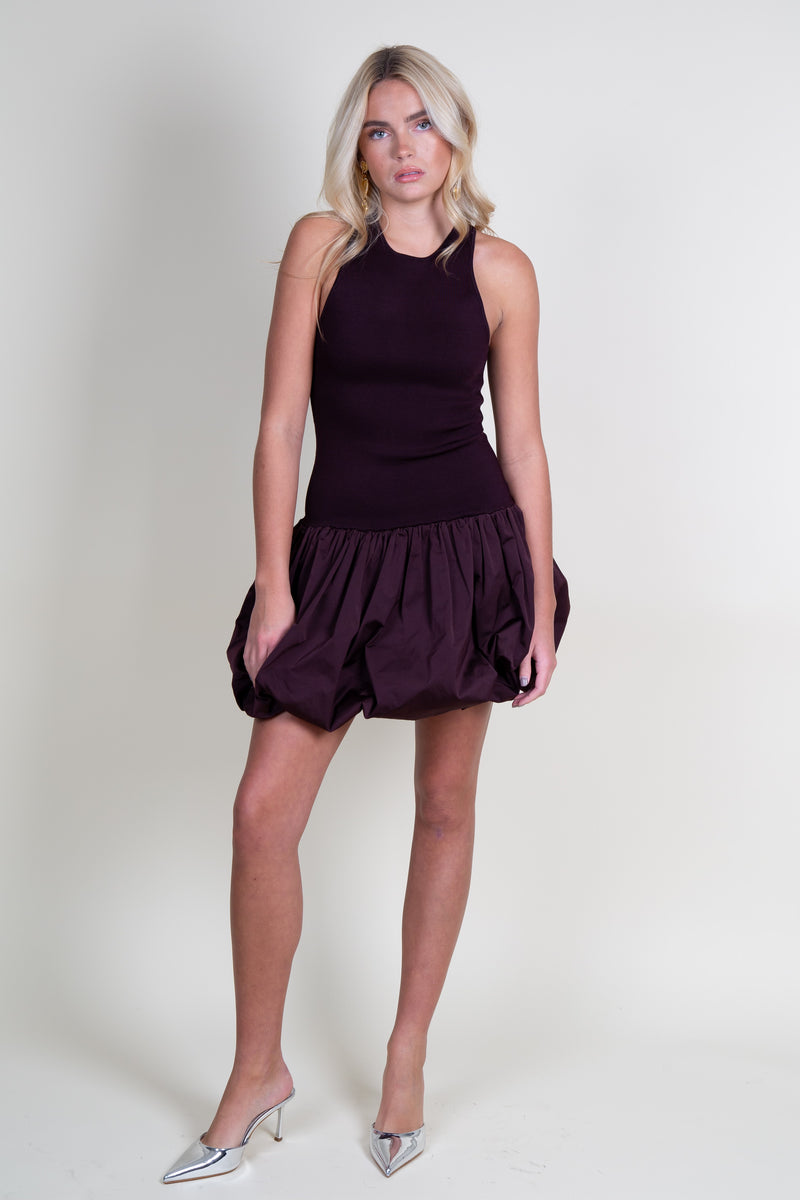 A.L.C. | Eloise Dress - Chocolate Plum