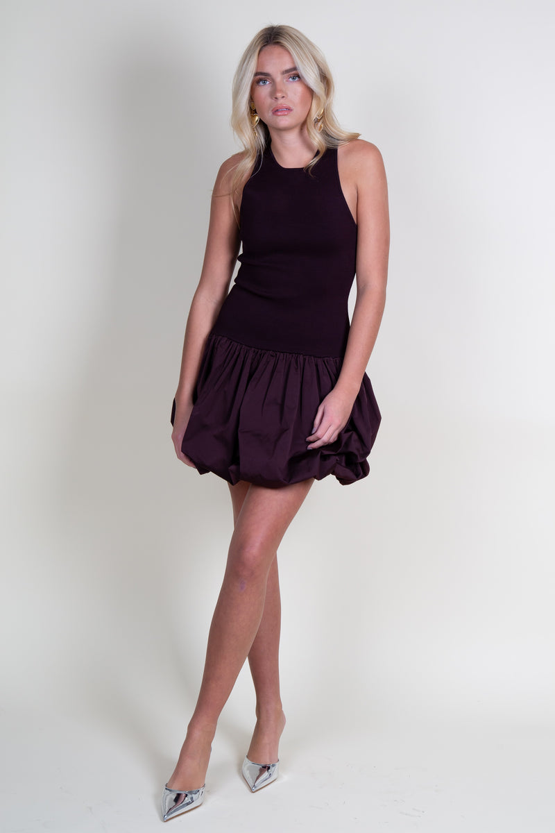 A.L.C. | Eloise Dress - Chocolate Plum