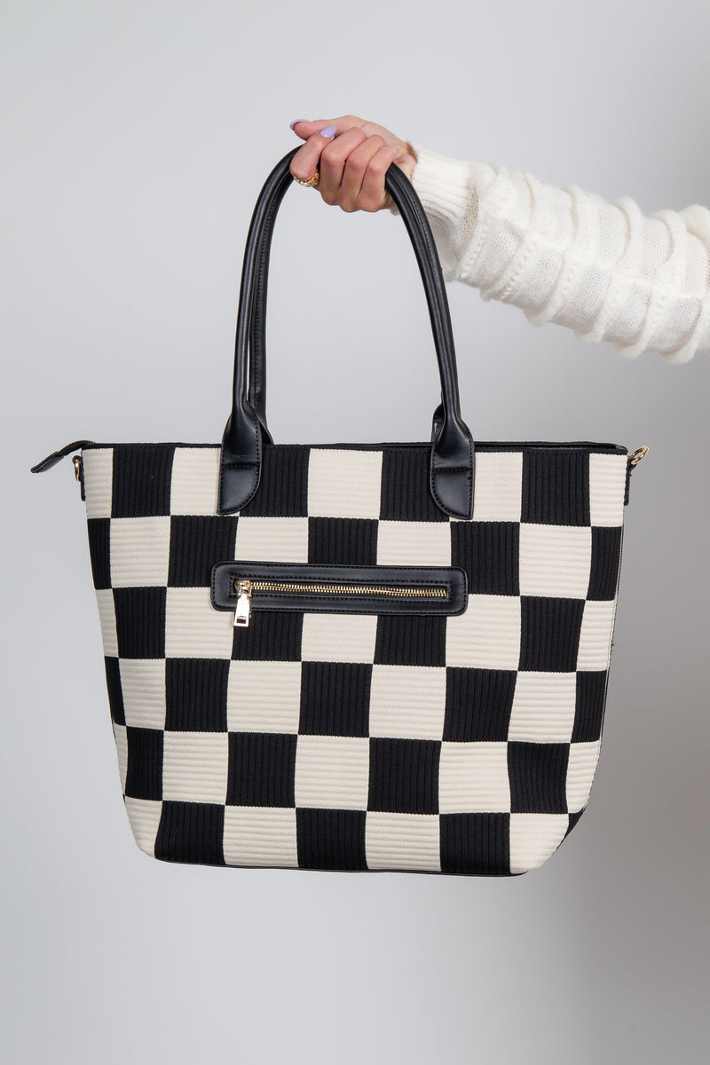 Bonnie Beach Bag - Black Ivory