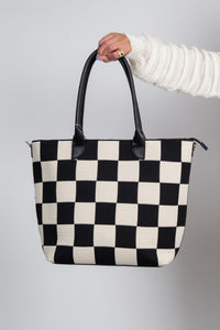 Bonnie Beach Bag - Black Ivory