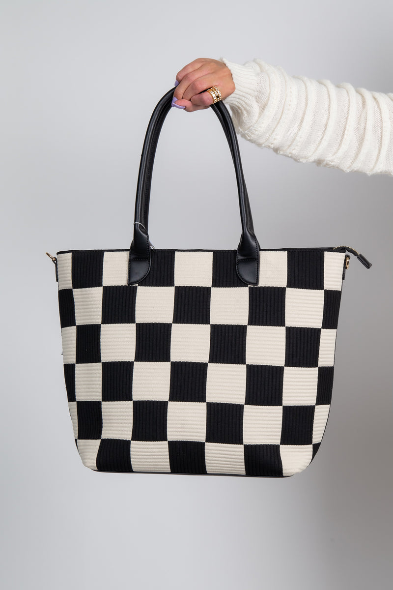 Bonnie Beach Bag - Black Ivory