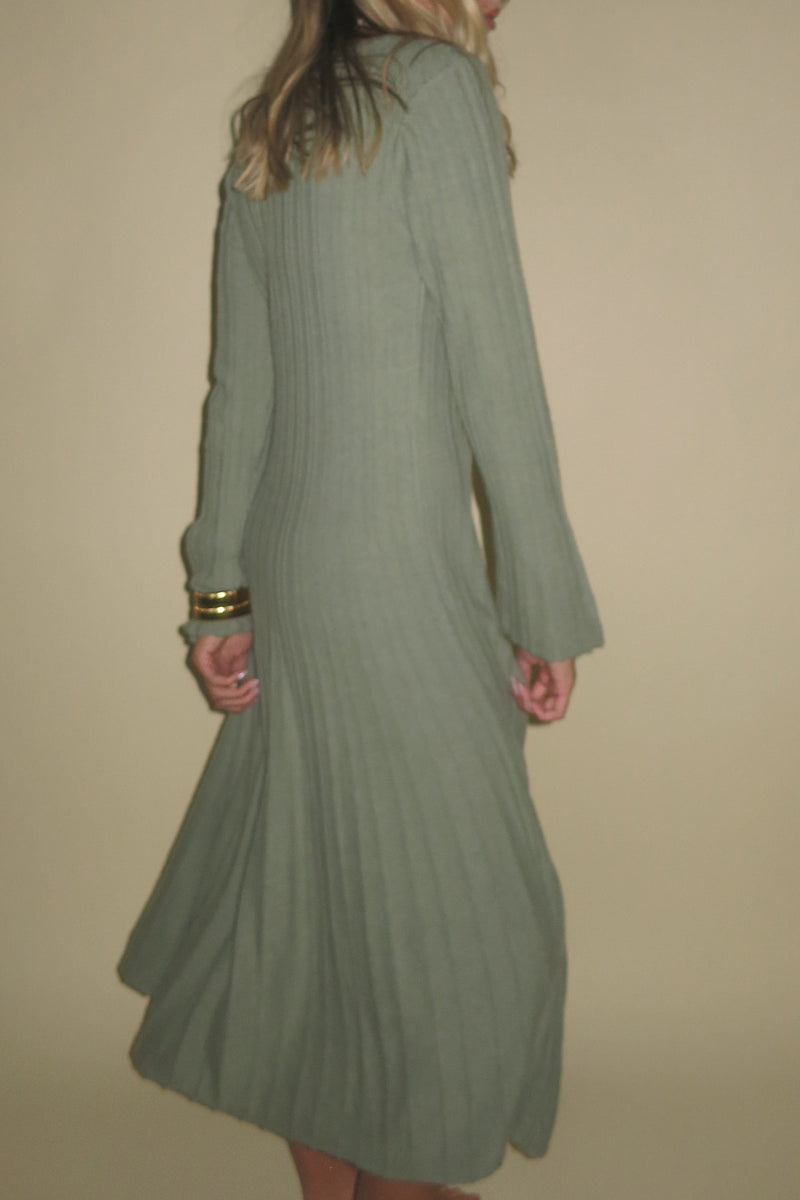 ONLINE ONLY | Jayne Knit Dress - Sage