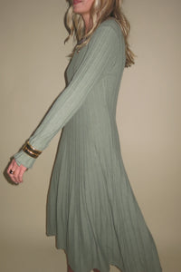 ONLINE ONLY | Jayne Knit Dress - Sage