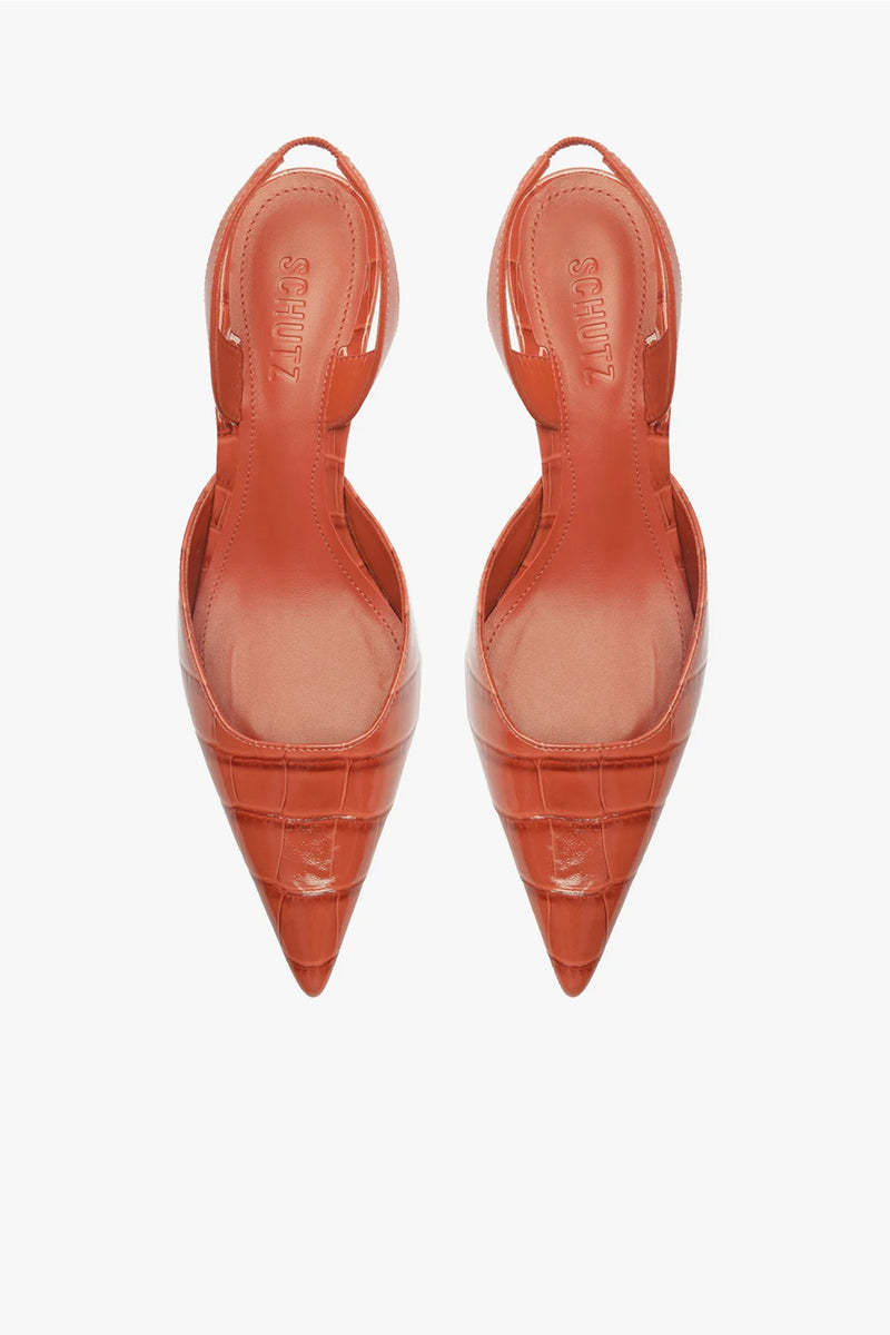 SCHUTZ | Paola Mid Sling Pump - Sunset