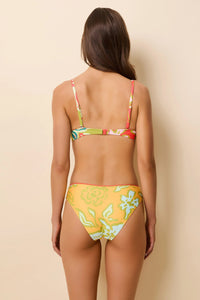 SOLID & STRIPED | The Daphne Bottom - Hibiscus Print