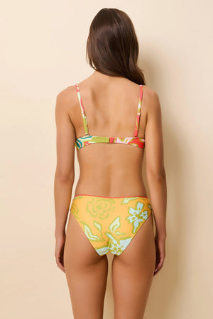 SOLID & STRIPED | The Daphne Top - Hibiscus Print