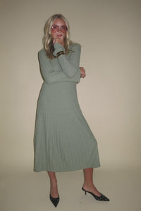 ONLINE ONLY | Jayne Knit Dress - Sage