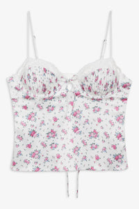 FOR LOVE & LEMONS | That's Amore Cami Top - White