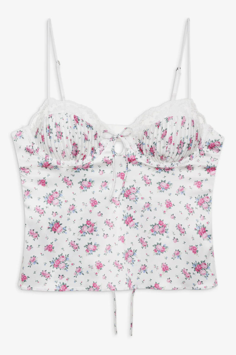 FOR LOVE & LEMONS | That's Amore Cami Top - White