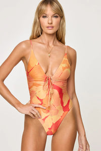 L SPACE | Piper One Piece Classic - Native Poppies