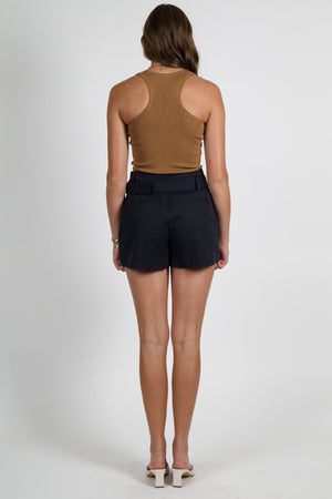 ENDLESS ROSE | Teddy Close Knit Tank - Brown