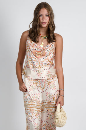 LUCY PARIS | Ellen Cowl Neck Top