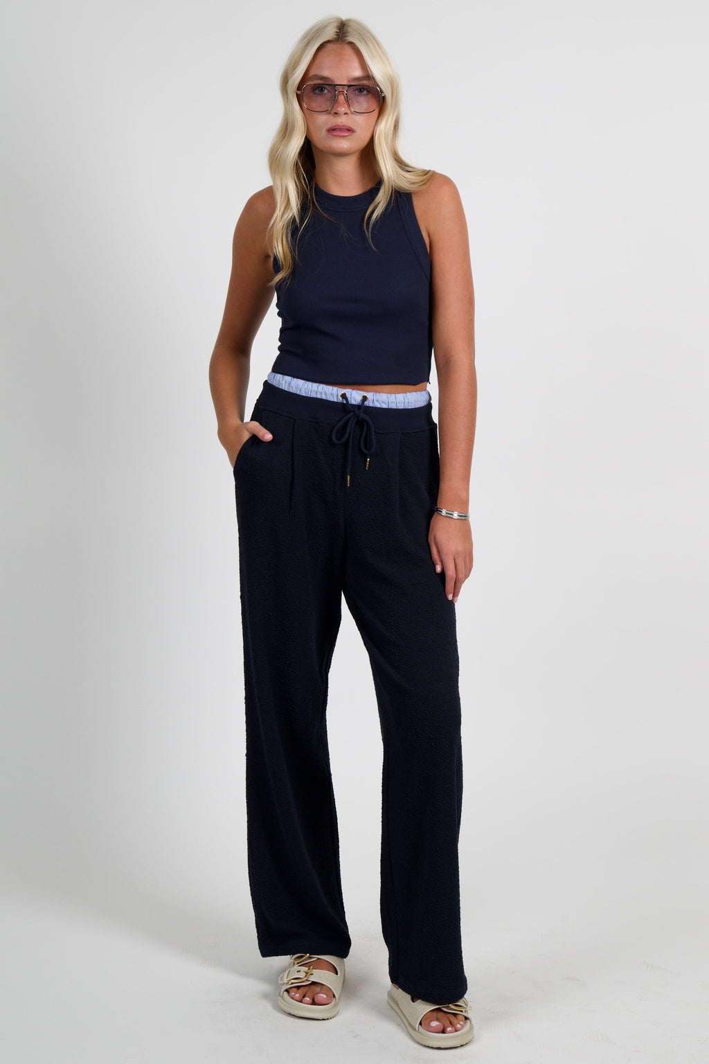 SUNDAYS | Annika Tank - Navy
