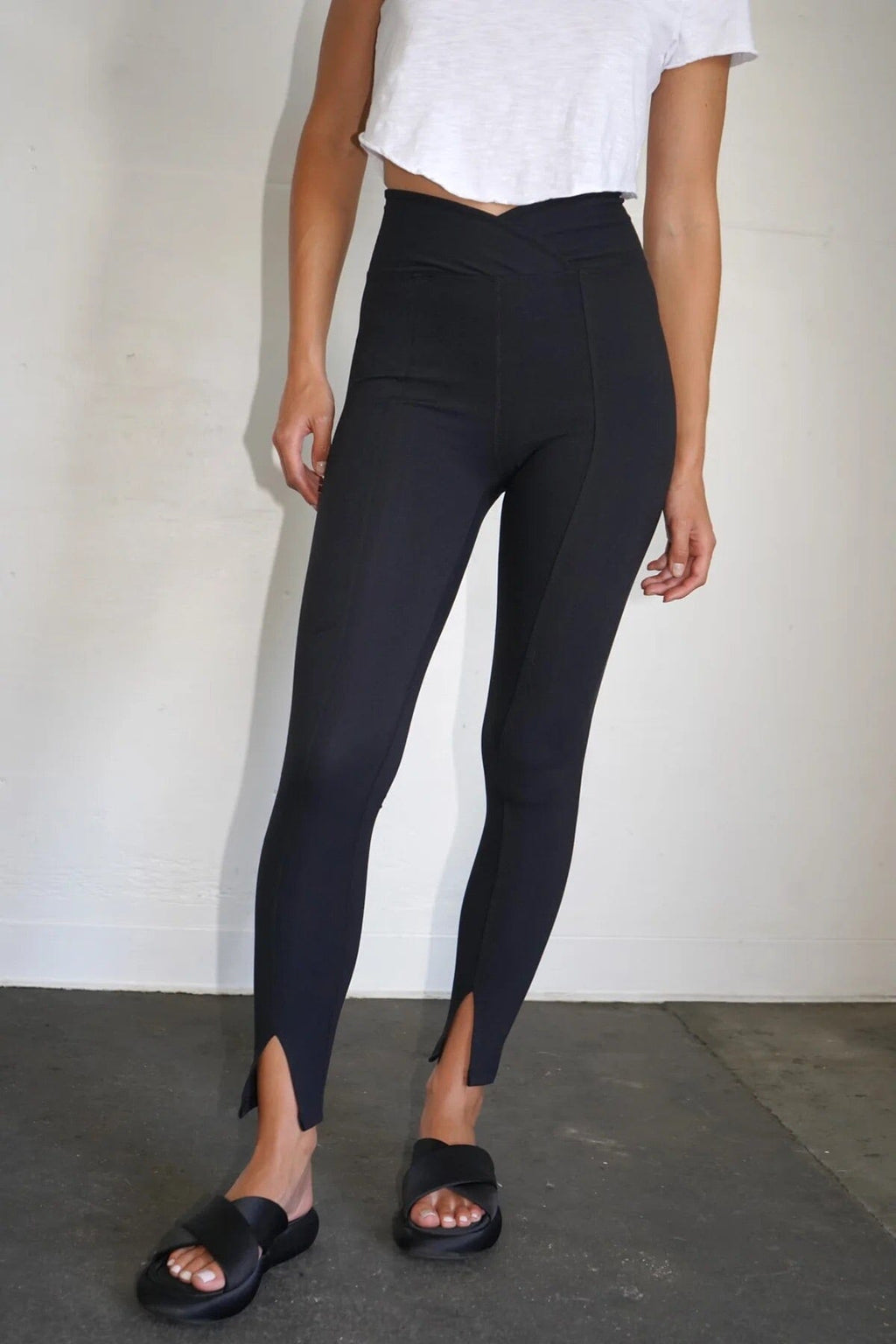 LNA | Ashlyn Brushed Spandex Legging - Black