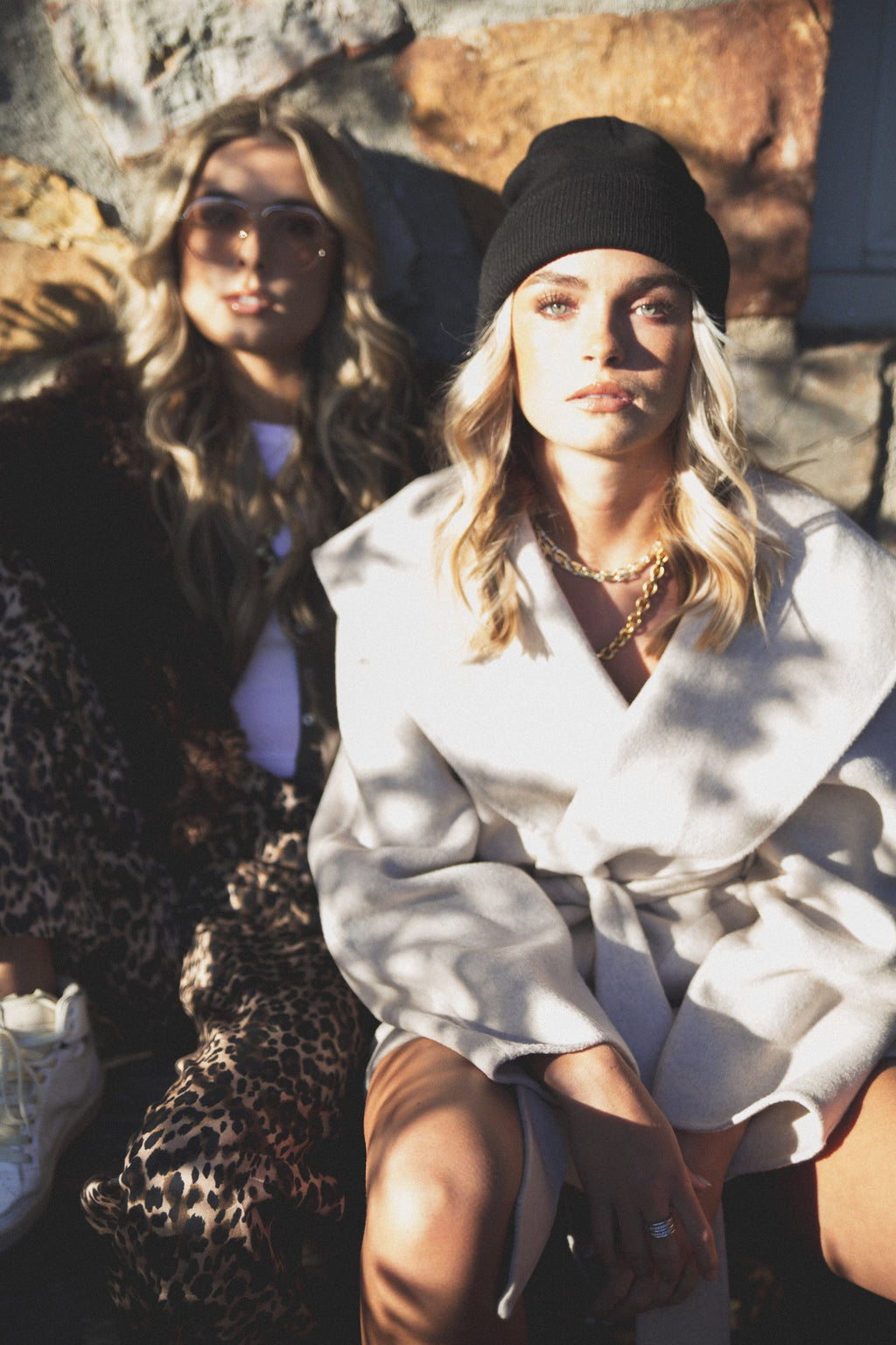 VARLEY | Edgemere Wrap Jacket - Pumice Stone Marl