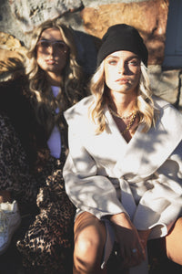 VARLEY | Edgemere Wrap Jacket - Pumice Stone Marl