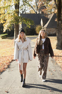 LAMARQUE | Emilia Faux Fur Jacket - Brown