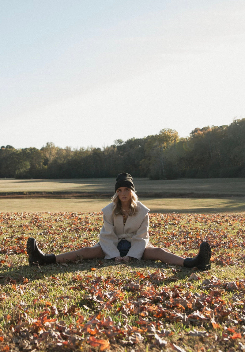 VARLEY | Edgemere Wrap Jacket - Pumice Stone Marl