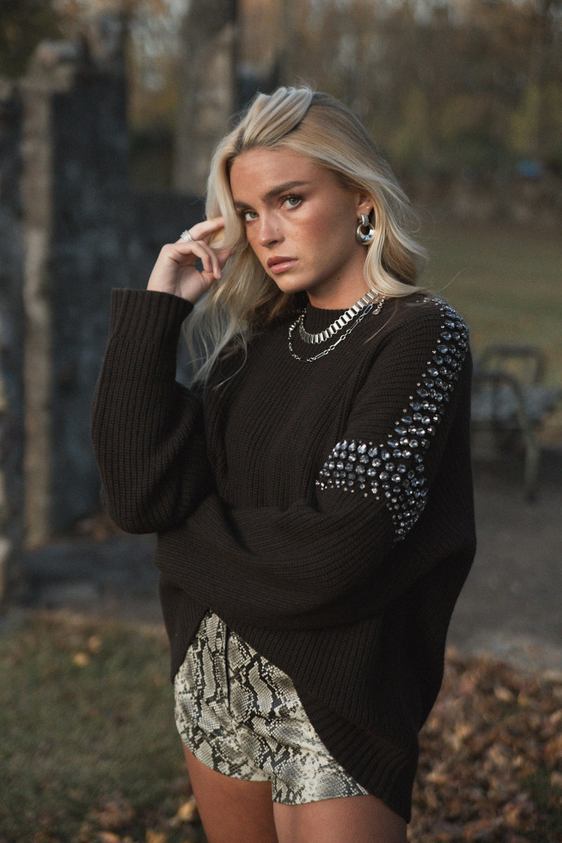 A.L.C. | Lennox Sweater - Deepest Brown