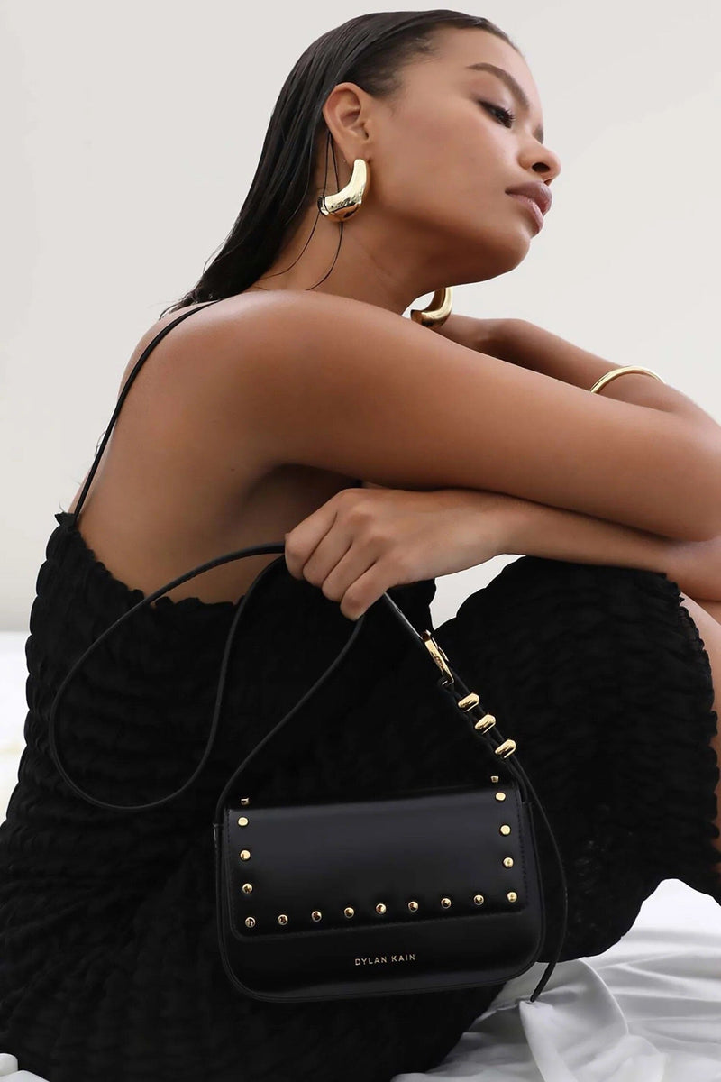 DYLAN KAIN | The Delilah Studded Bag - Warm Gold