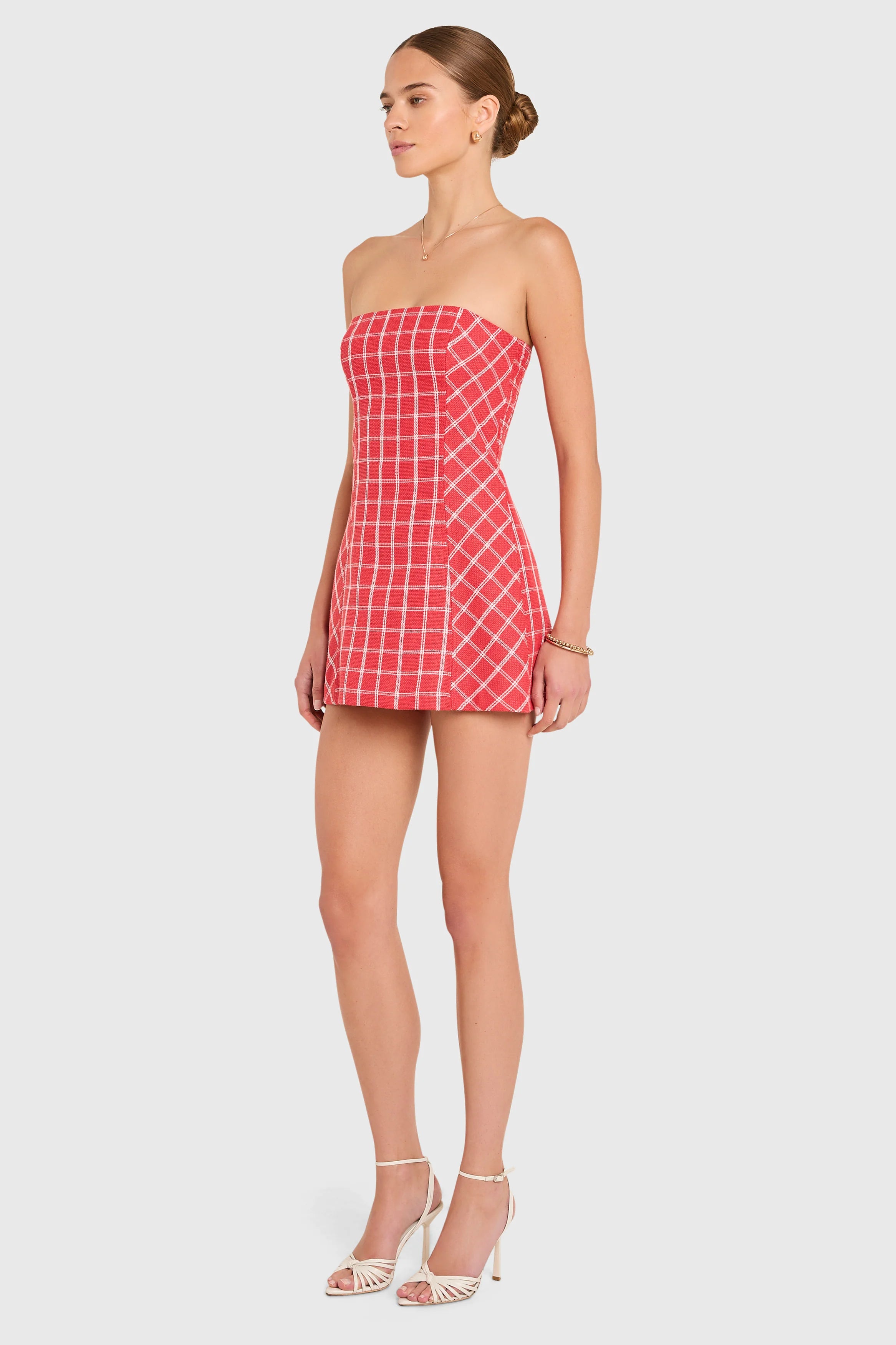 strapless open back dress AMANDA UPRICHARD | Daisy Romper