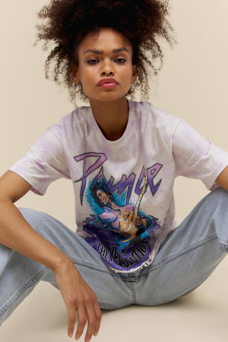 DAYDREAMER | Prince Live In Concert Weekend Tee - Lilac Spiral