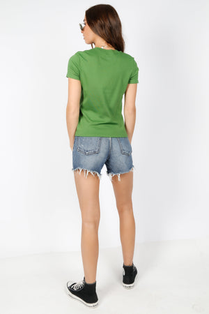 ENZA COSTA | Supima Cotton Tee - Grass Green