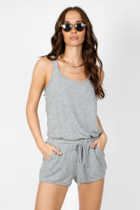Weekender Romper - Heather Grey