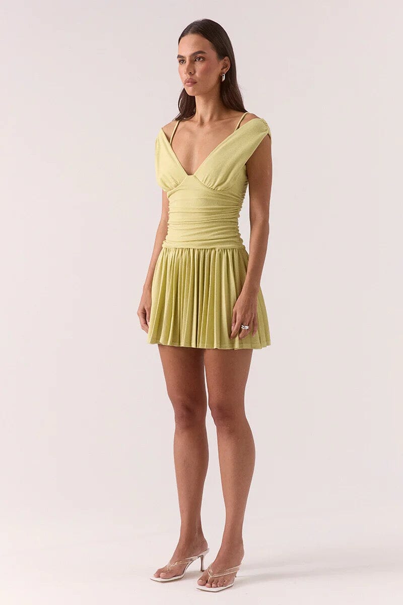 yellow apple dress SOVERE | Dione Mini Dress
