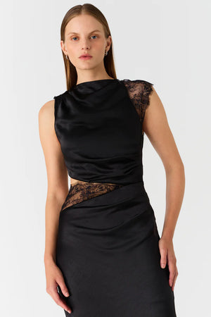 MISHA | Kimora Gown - Black
