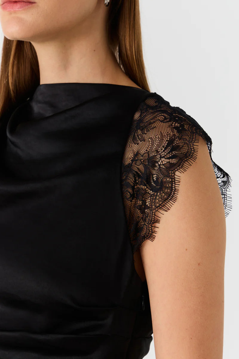 MISHA | Kimora Gown - Black