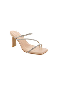 BILLINI | Femi Heels - Nude Diamante