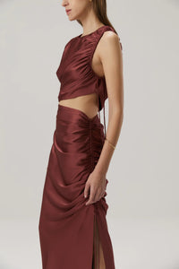 MISHA | Andarta Gown - Rosewood