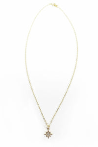 RACHEL NATHAN | Pave Crystal North Star Necklace