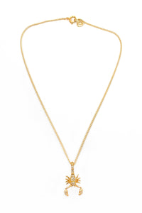 RACHEL NATHAN | Pave Scorpion Necklace