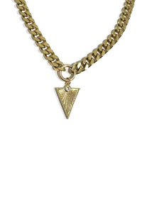 RACHEL NATHAN | Triad Curb Necklace