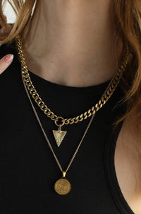 RACHEL NATHAN | Triad Curb Necklace