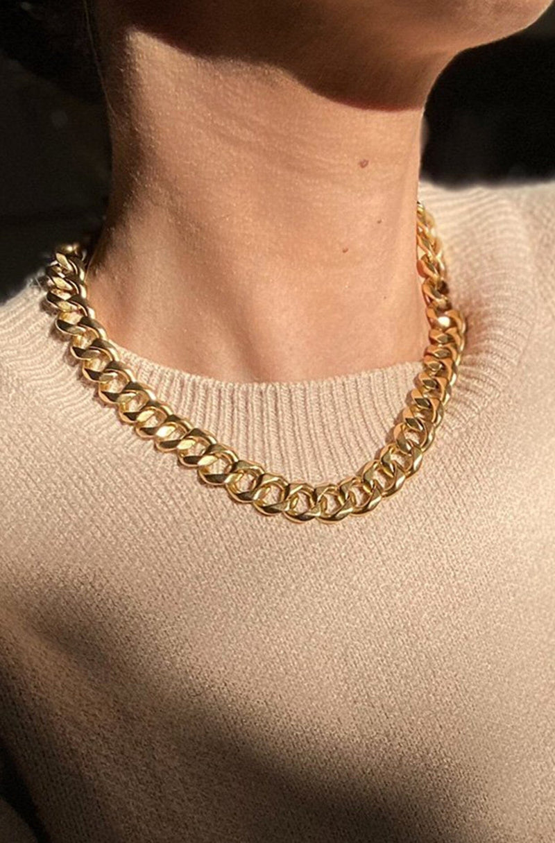 RACHEL NATHAN | Perfect Curb Classic Necklace