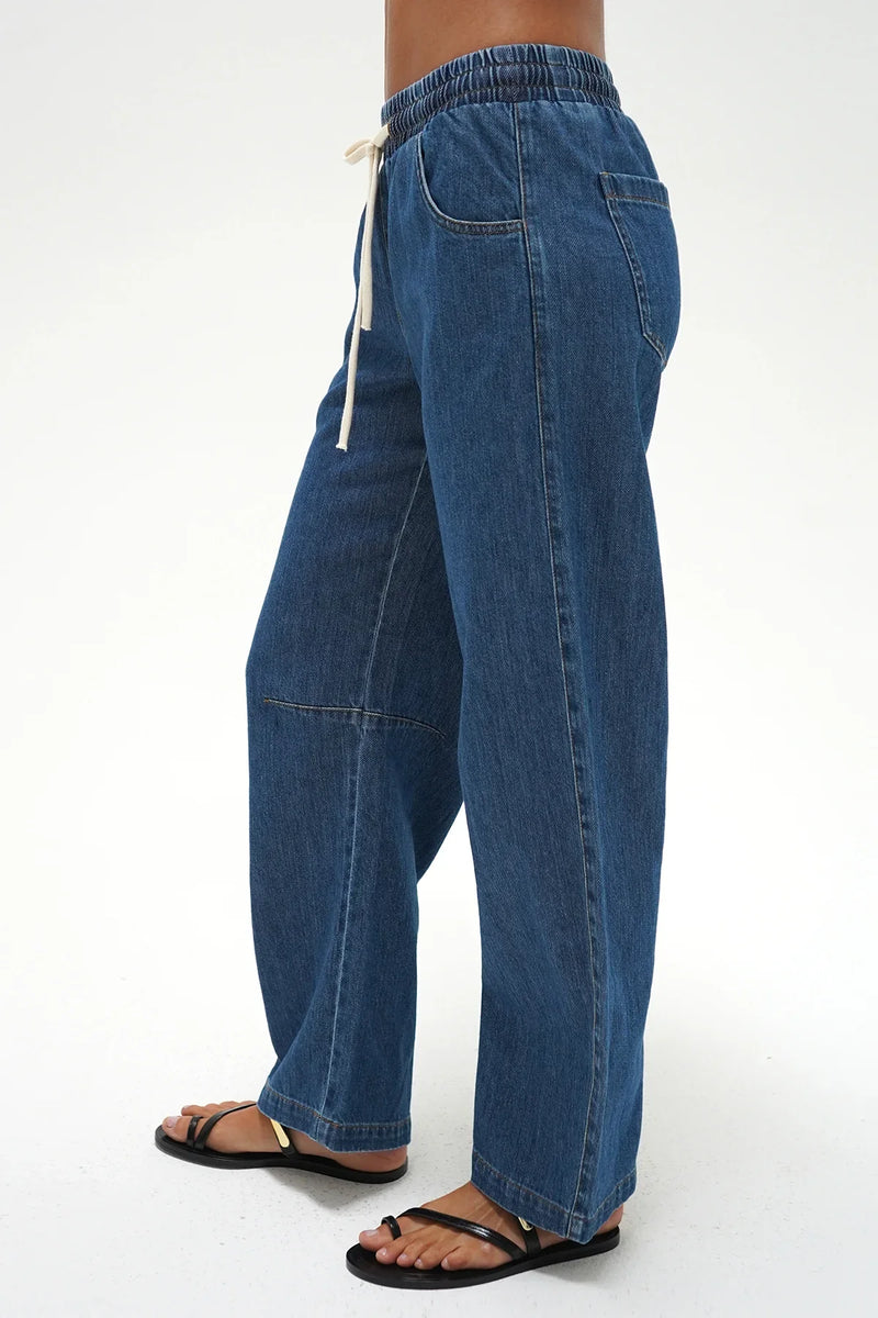 LNA | Lennon Pant - Soft Denim