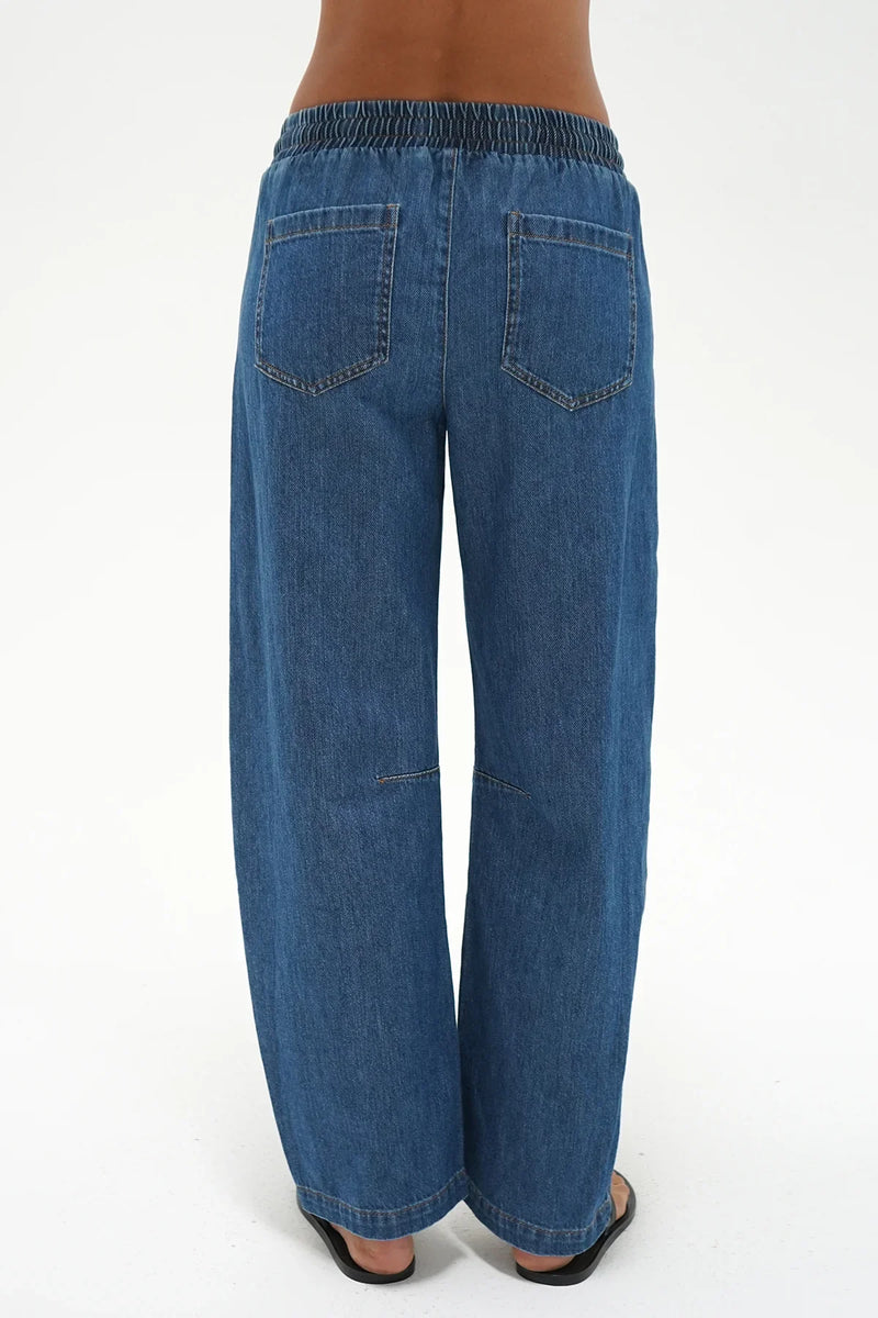 LNA | Lennon Pant - Soft Denim