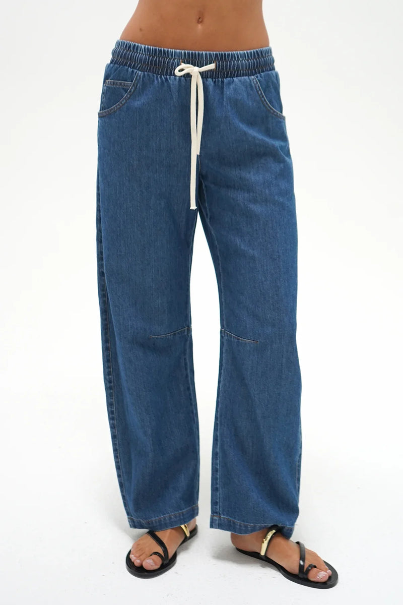 LNA | Lennon Pant - Soft Denim