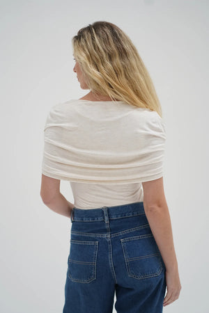 LNA | Rylie Shawl Top - Halo