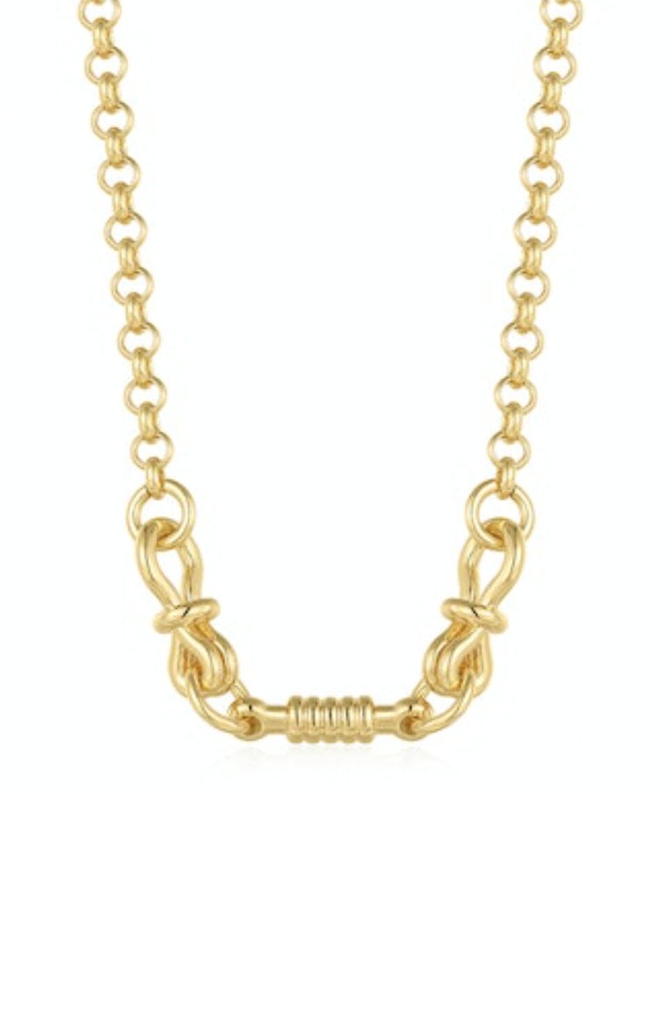 LUV AJ | The Horsebit Necklace - Gold