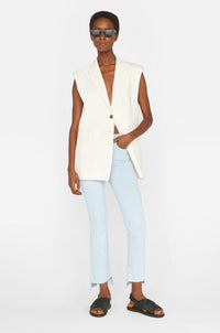 FRAME | Le Crop Mini Boot Raw Stagger - Clarity